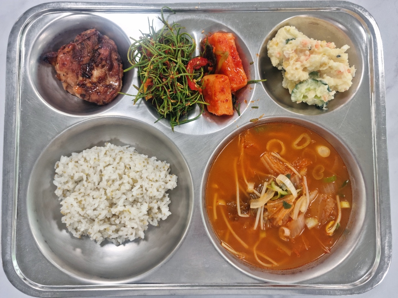 4.20(자율배식대-매일 흰죽제공, 우유급식-해당학반에서 실시)